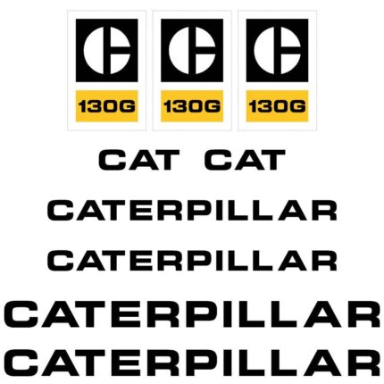 CAT 130G Decal Kit