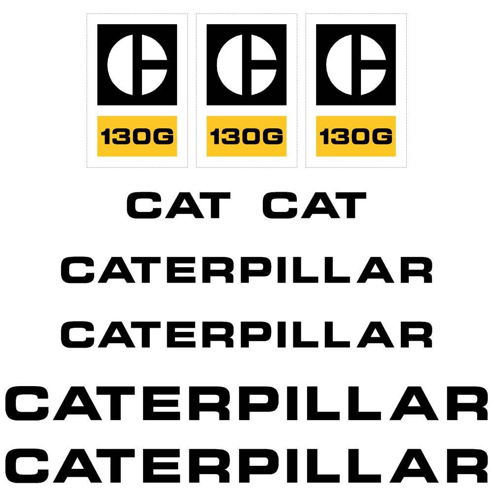 CAT 130G Decal Kit CAT 130G Decal Kit