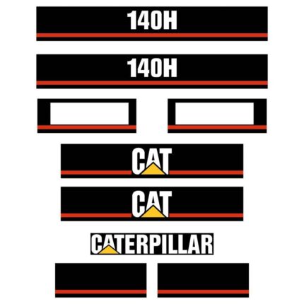 CAT 140H Decal Kit