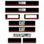 CAT 140H Decal Kit