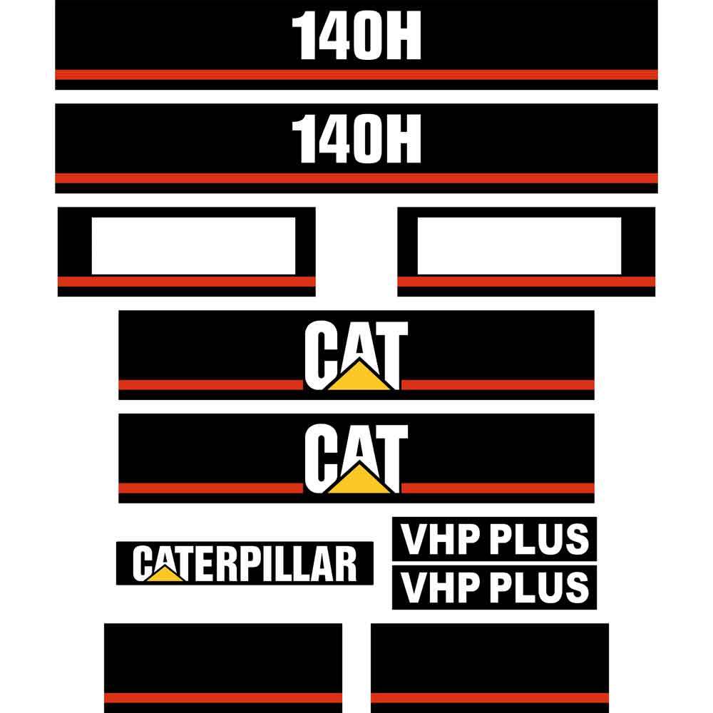 CAT 140H Series 2 VHP Decal Kit CAT 140H Series 2 VHP Decal Kit