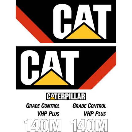CAT 140M Decal Kit