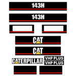 CAT 143H Decal Kit