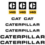 CAT 14G Decal Kit