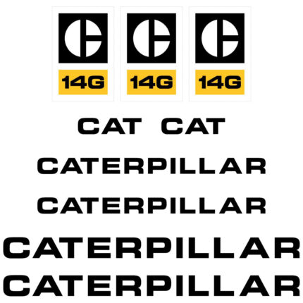CAT 14G Decal Kit