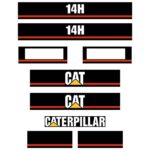 CAT 14H Decal Kit