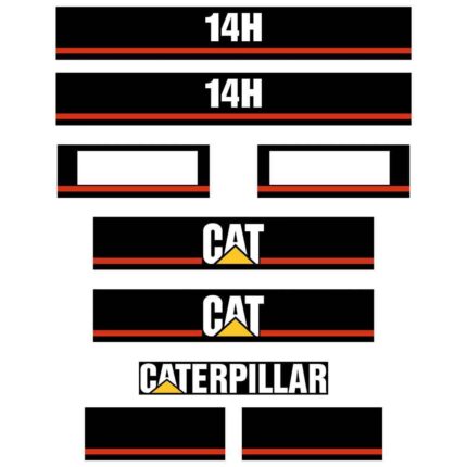 CAT 14H Decal Kit
