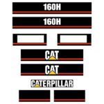 CAT 160H Decal Kit