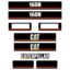 CAT 160H Decal Kit