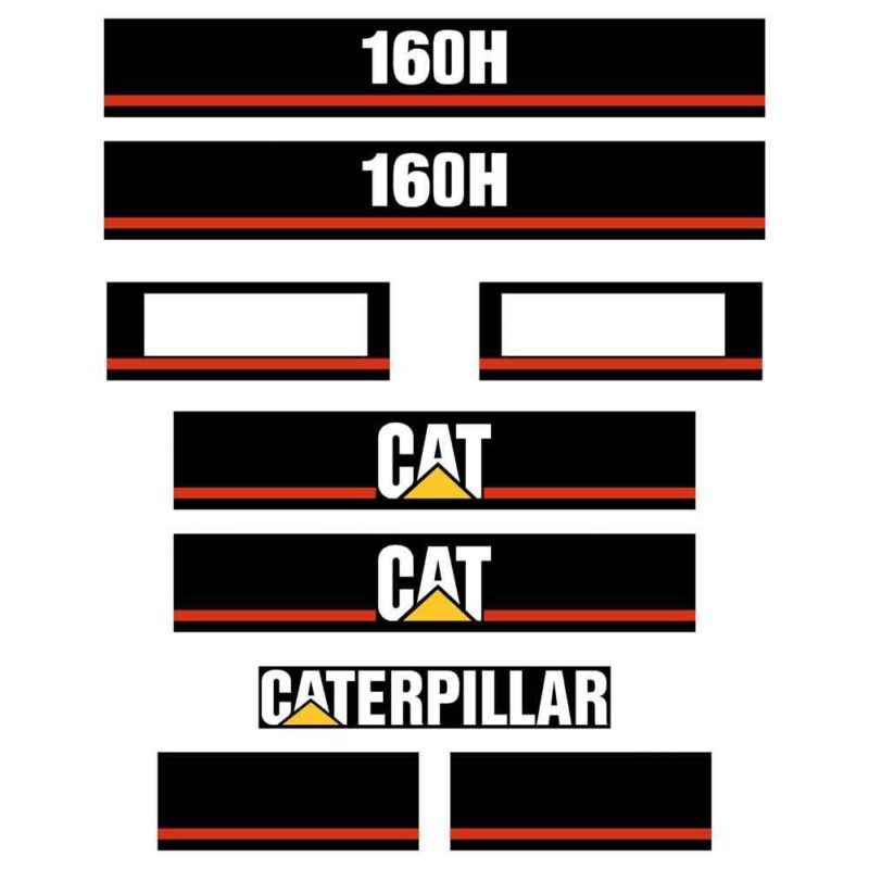 CAT 160H Decal Kit