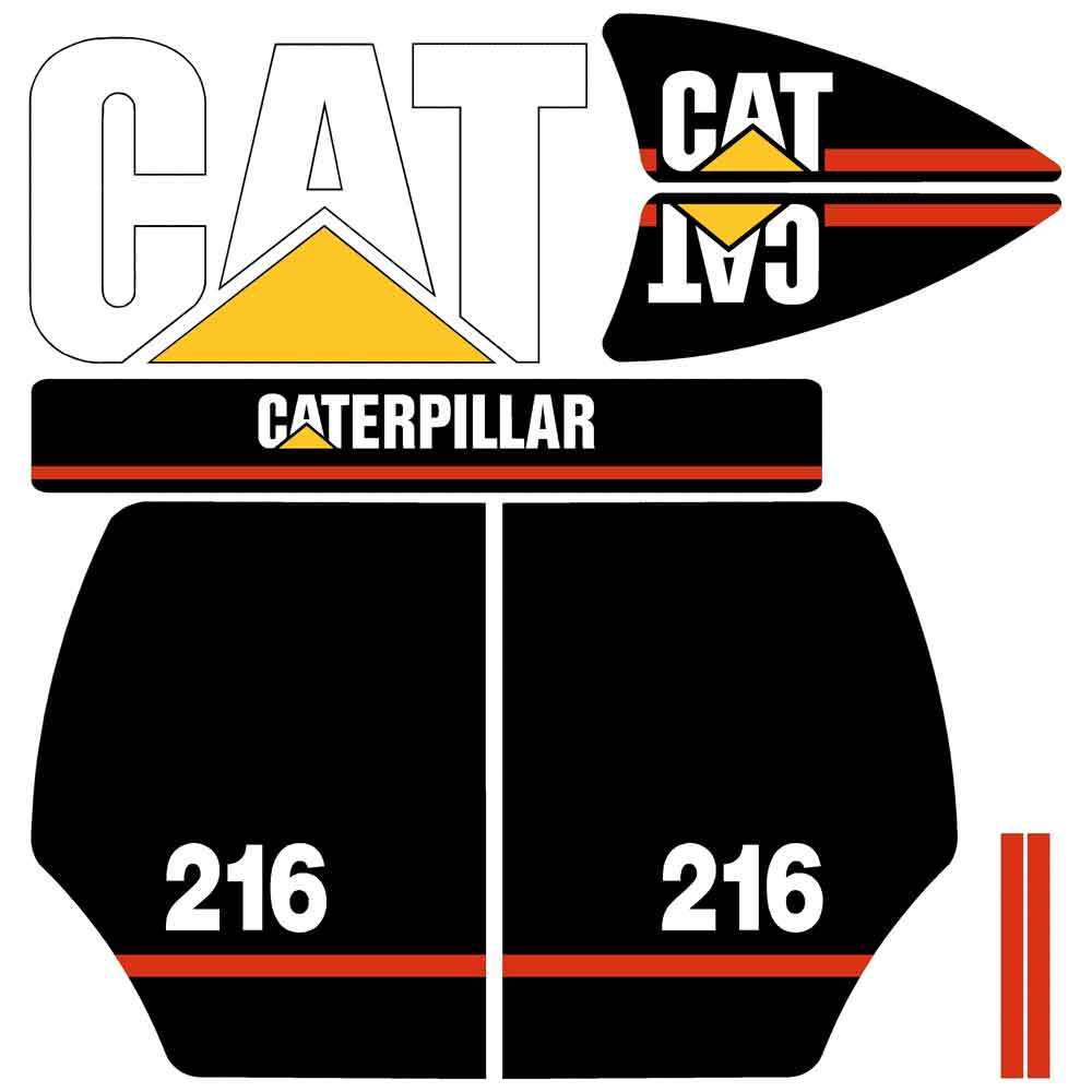 CAT 216 Decal Kit CAT 216 Decal Kit
