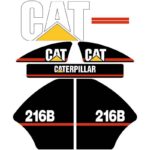 CAT 216B Decal Kit