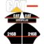CAT 216B Decal Kit