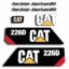 CAT 226D Decal Kit