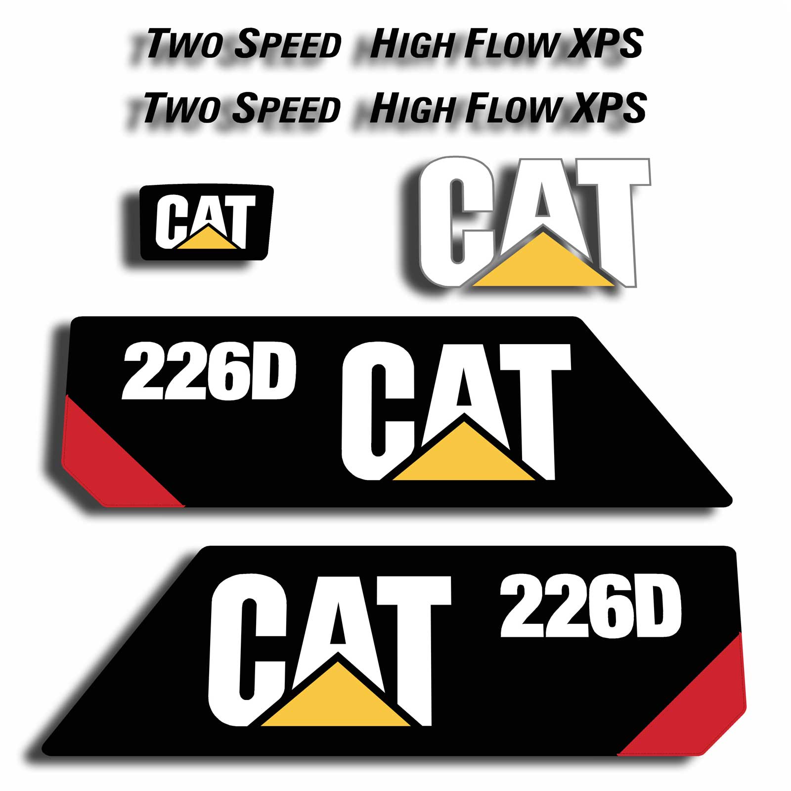 CAT 226D Decal Kit CAT 226D Decal Kit