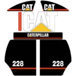 CAT 228 Decal Kit