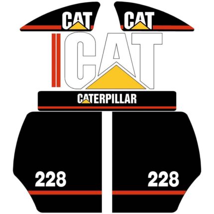 CAT 228 Decal Kit