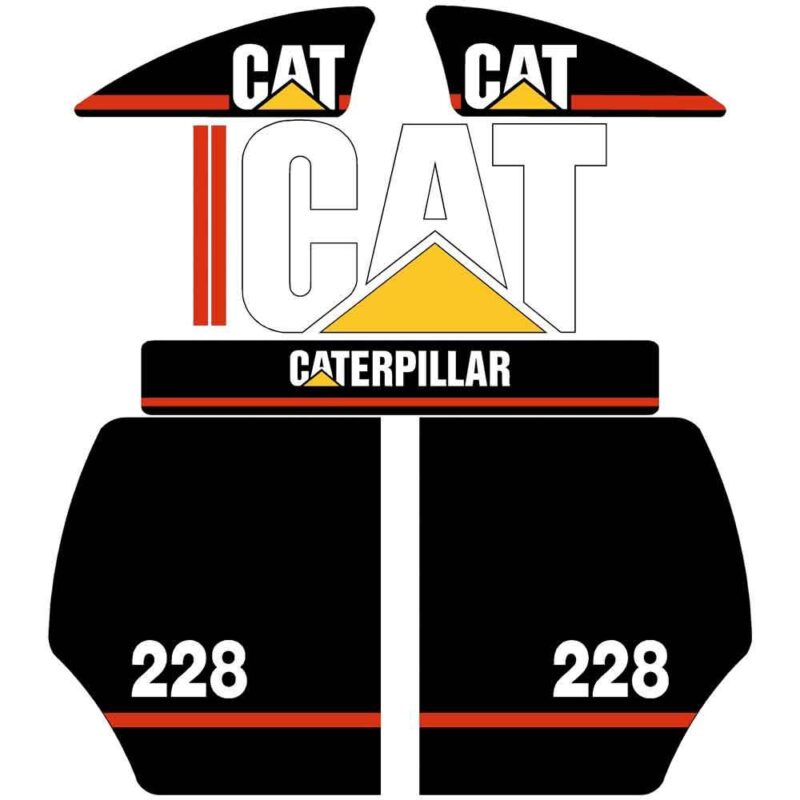 CAT 228 Decal Kit