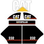 CAT 232 Decal Kit