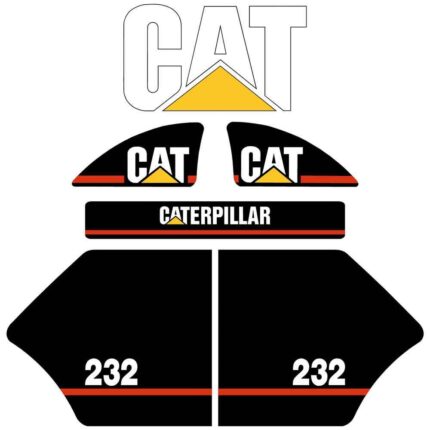 CAT 232 Decal Kit