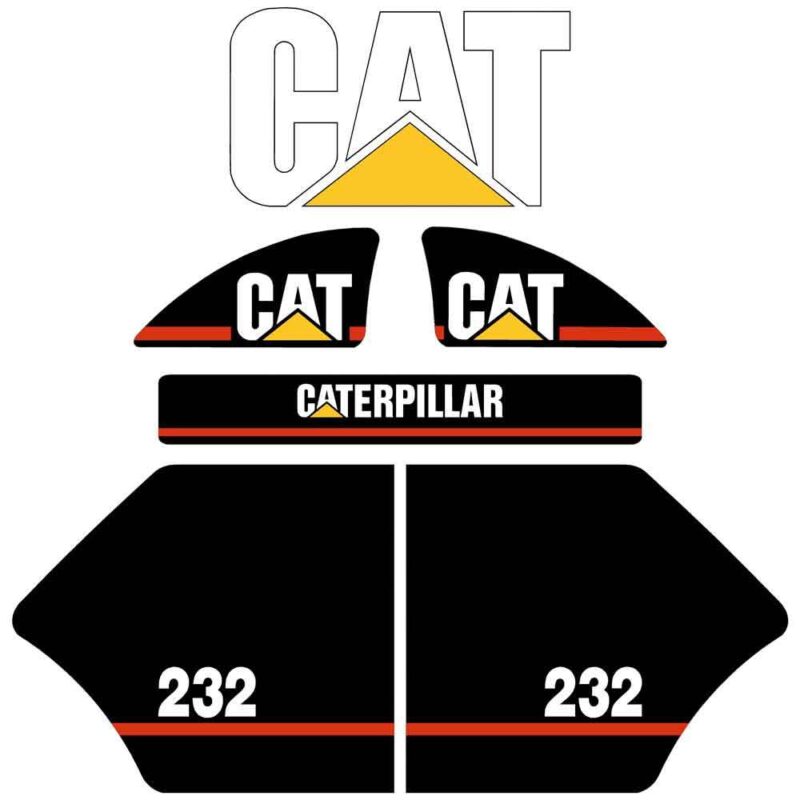 CAT 232 Decal Kit