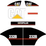 CAT 232B Decal Kit