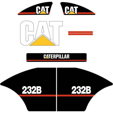 CAT 232B Decal Kit