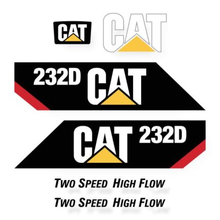 Cat 232D Decal Kit