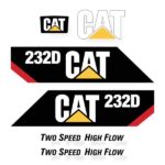Cat 232D Decal Kit