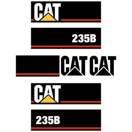 CAT 235B Decal Kit