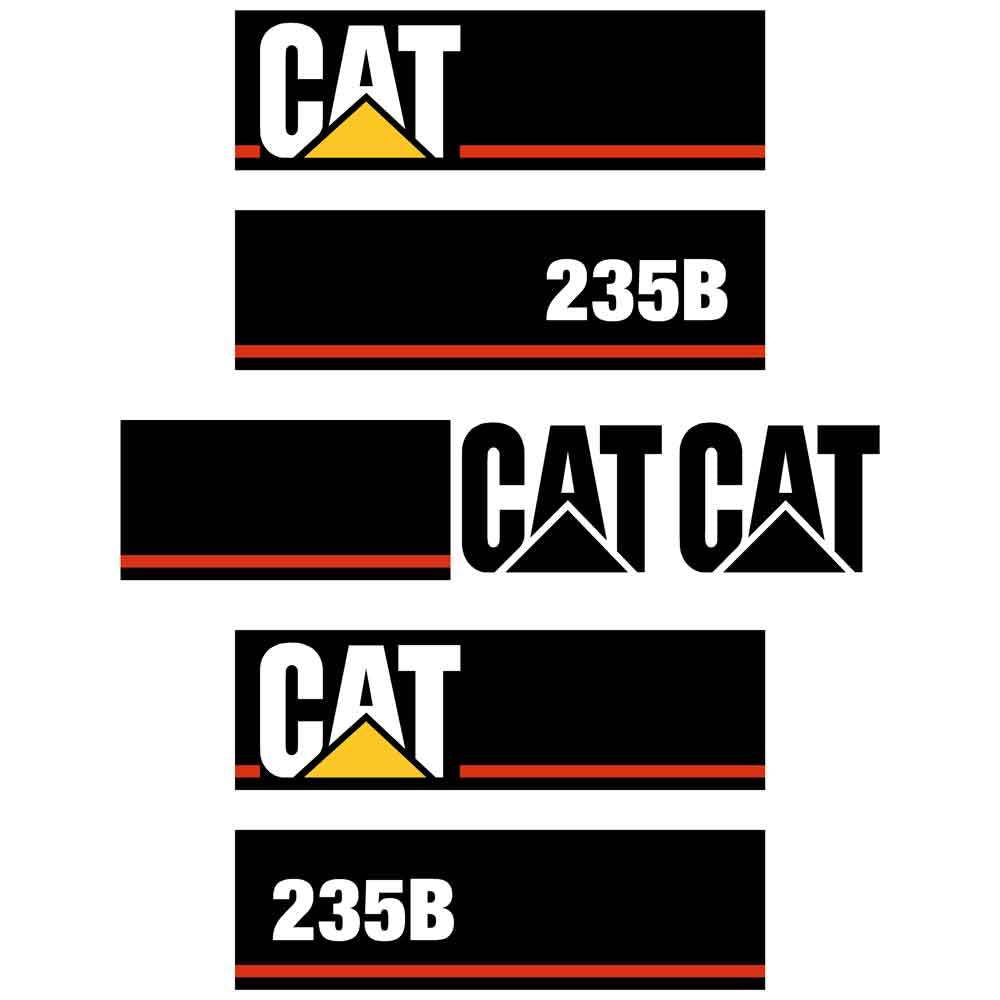 CAT 235B Decal Kit CAT 235B Decal Kit