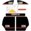CAT 236 Decal Kit