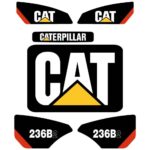CAT 236B2 Decal Kit