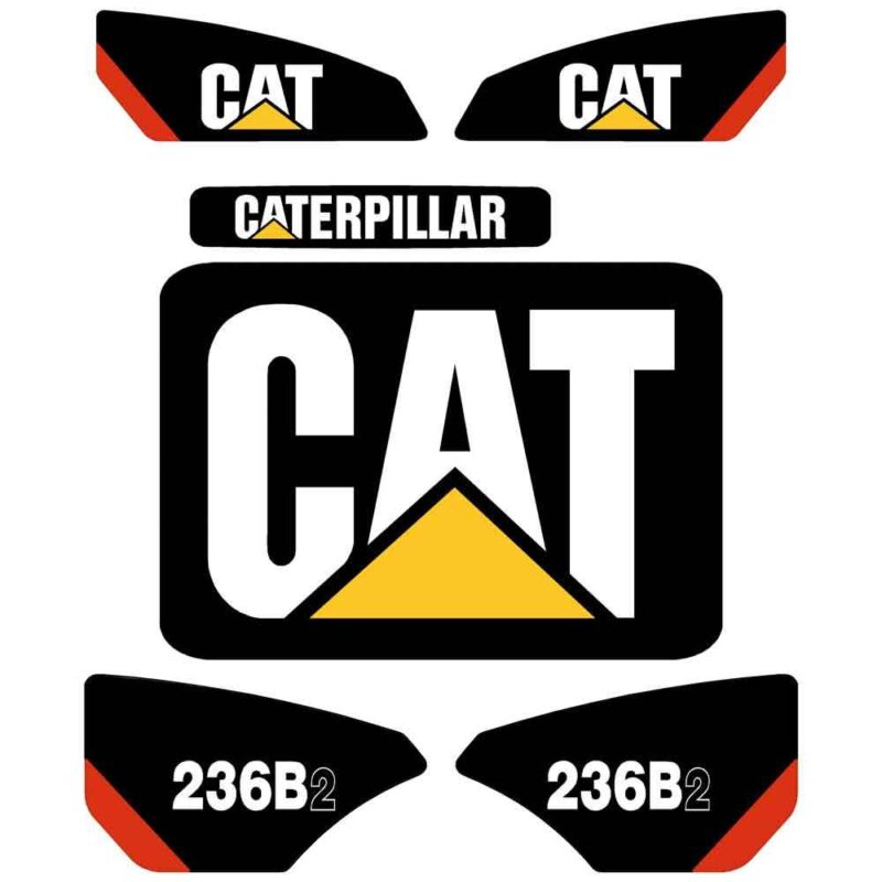 CAT 236B2 Decal Kit