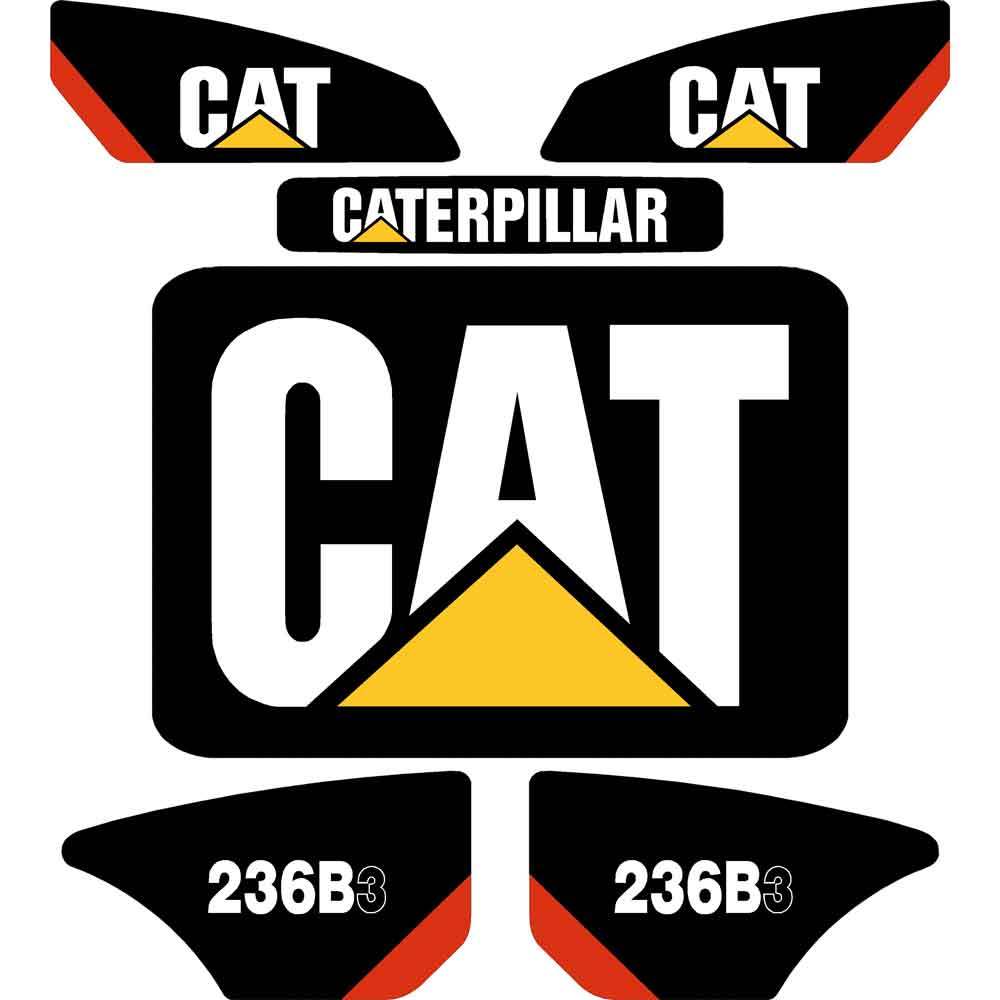 CAT 236B3 Decal Kit CAT 236B3 Decal Kit