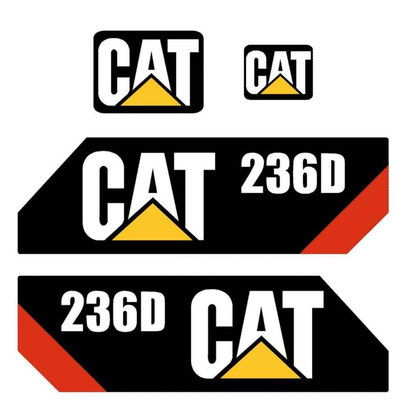 CAT 236D Decal Kit