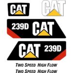Cat 239D Decal Kit