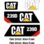 Cat 239D Decal Kit