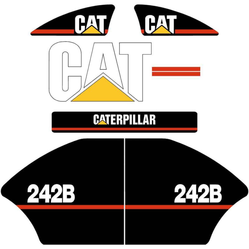 CAT 242B Decal Kit