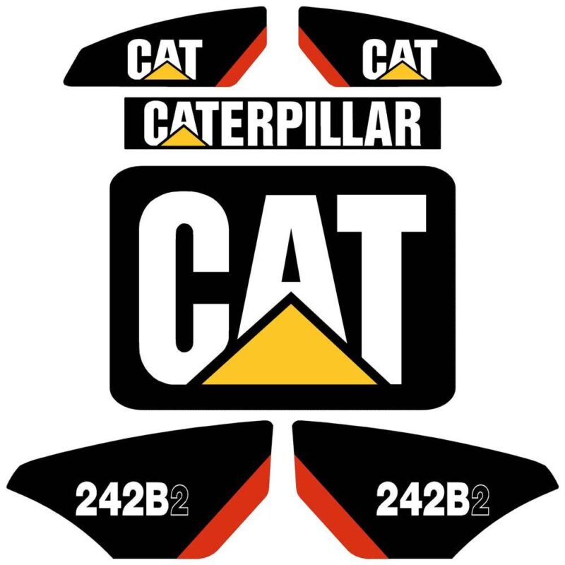 CAT 242B2 Decal Kit