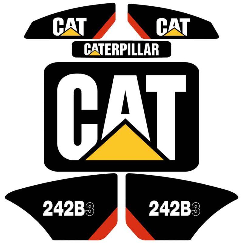 CAT 242B3 Decal Kit