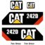 CAT 242D Decal Kit