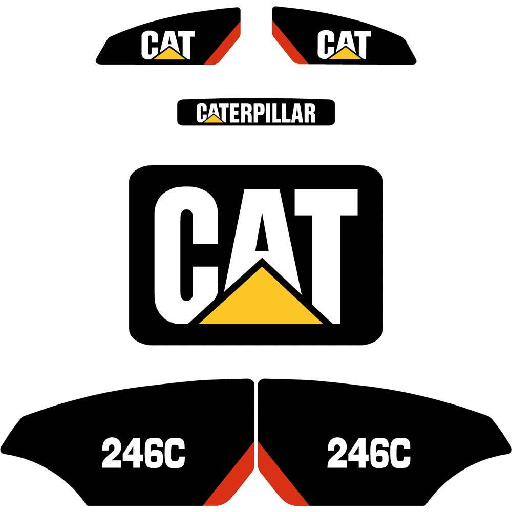 CAT 246C Decal Kit CAT 246C Decal Kit