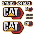CAT 246D3 Decal Kit