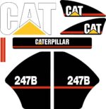 CAT 247B Decal Kit