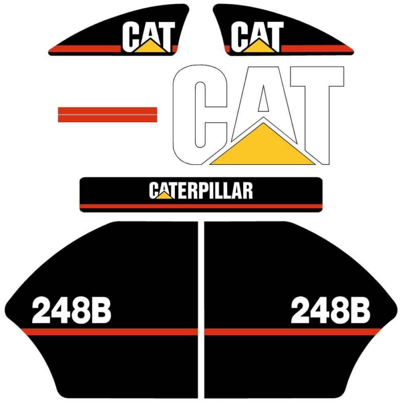 CAT 248B Decal Kit