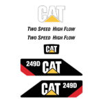 Cat 249D Decal Kit