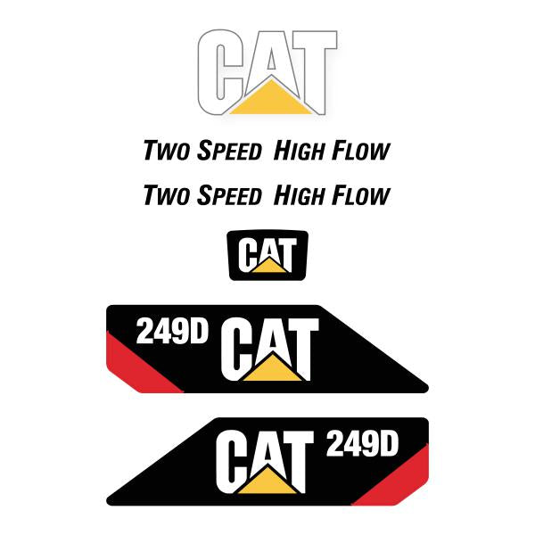 Cat 249D Decal Kit Cat 249D Decal Kit