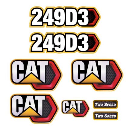 CAT 249D3 Decal Kit