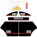 CAT 252 Decal Kit